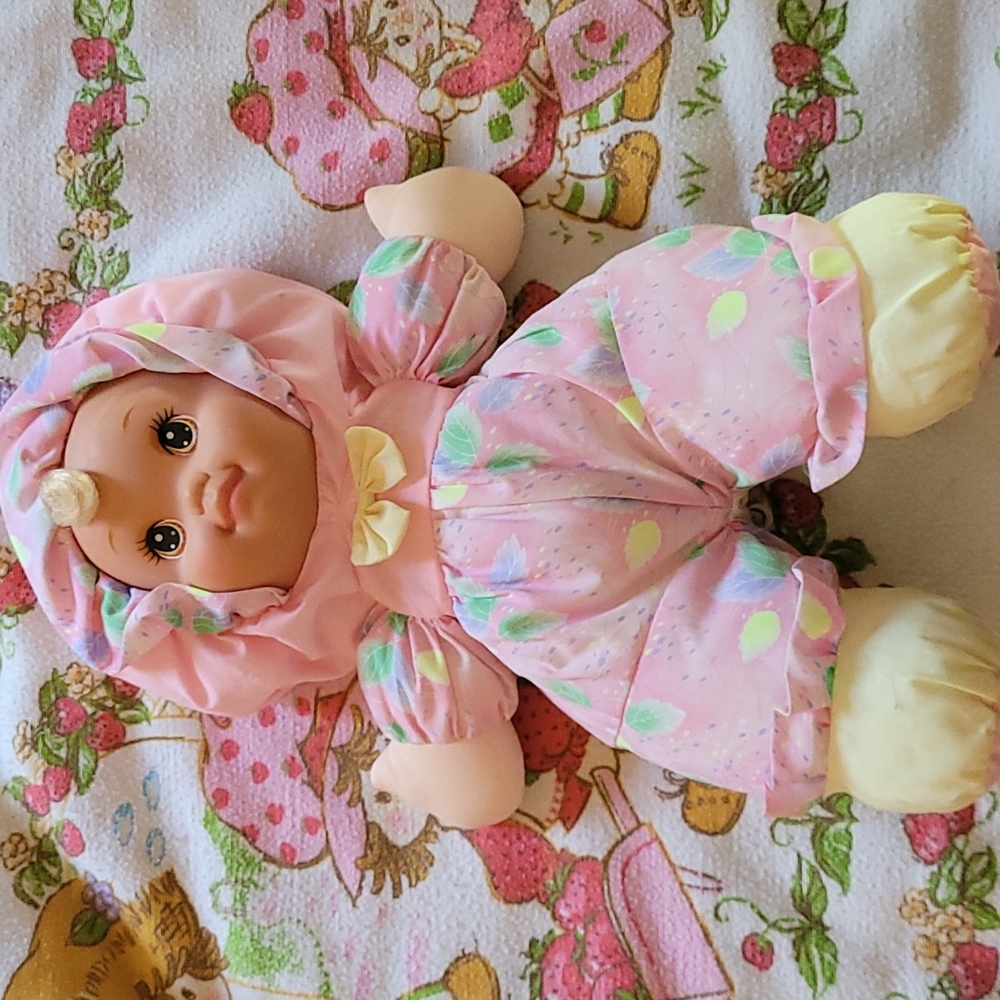 Vintage Mattel Loveable Babies Plush Doll